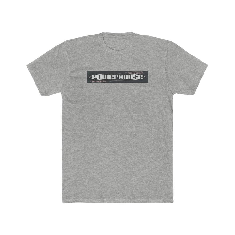 

THE POWERHOUSE gay leather San Francisco bar Men#039;s Cotton Crew Tee Unisex T-Shirt L