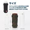 Tone TC-28 Standing Bottle Cover, Shoulder Strap, 800ml Water Bottle Cover, PET Bottle Cover, Insulated Case for Thermos, Zojirushi, and Tiger
