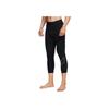 Li Ning Cba Series Elastic Knitted Three-Quarter Fitness Pants Men Pants Black AUQS091-2