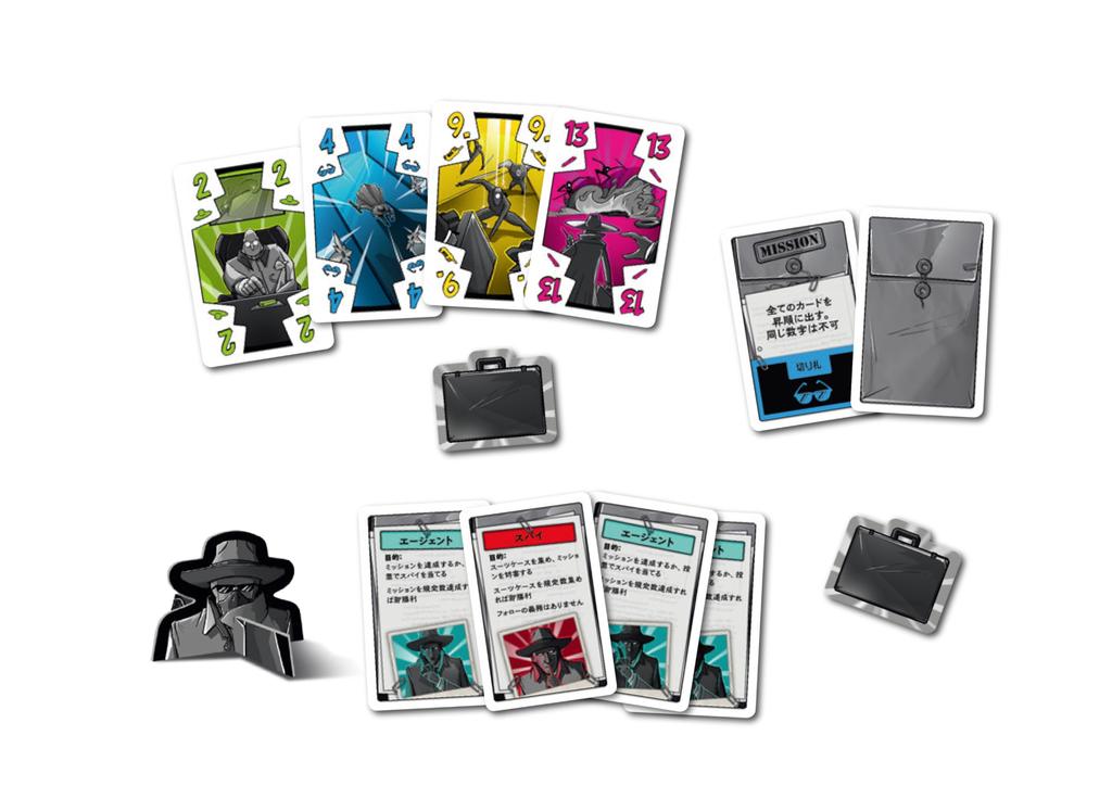 Spy Job Complete Japanese Version Card Game Cooperation X Identity Concealment Game (Spy)
