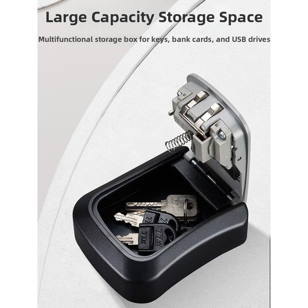 Wall Mounted Password Key Box 4 Digit Combination Lock Box Key Safe Storage Construction Site