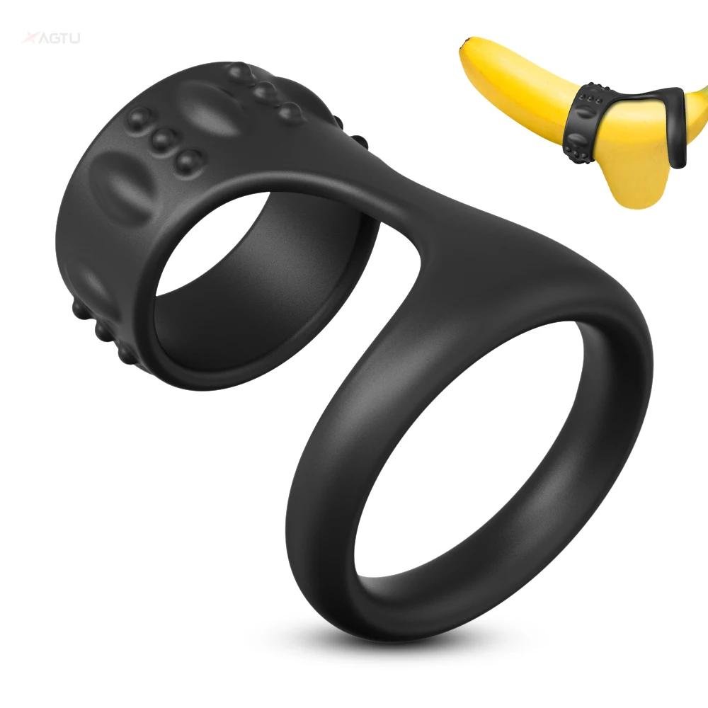 Penis Ring For Men Silicone Cock Ring Sex Toys For Man Delay Ejaculation Stronger Erection Adult Goods Erotic Toys For Couple 18