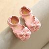 1 Pair Girl Sandals Sweet Bow Knot Soft Hollow-out Design Children Shoes for Summer