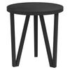 VidaXL Table à thé Noir Ø35 cm MDF 331667