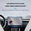 Protezione Schermo in Vetro Temperato Futhope per Tesla Model 3 Highland Y 2021-2024 Pellicola Protettiva Opaca Antiriflesso HD per Schermo Centrale