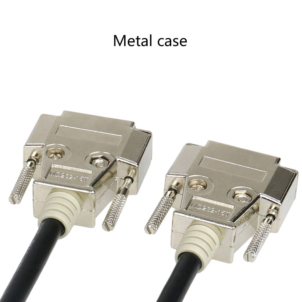 DB15 Stecker Buchse Datenkabel Stecker Drahtleitung 26AWG Reiner Kupferkern für Computer CNC Kassen 1,5m-30m