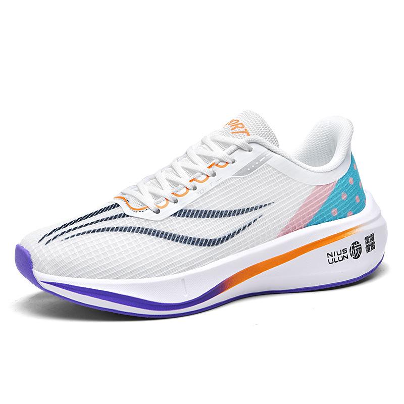 

2025 новая пара кроссовок для бега мужская спортивная обувь летняя сетчатая дышащая мужская обувь детские кроссовки легкие амортизирующие 36