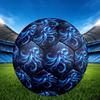 1pc Oceanic Glow Theme Soccer Ball Football, Size 5, Lightweight PVC, Outdoor Training Soccer Ball,Gift c6531