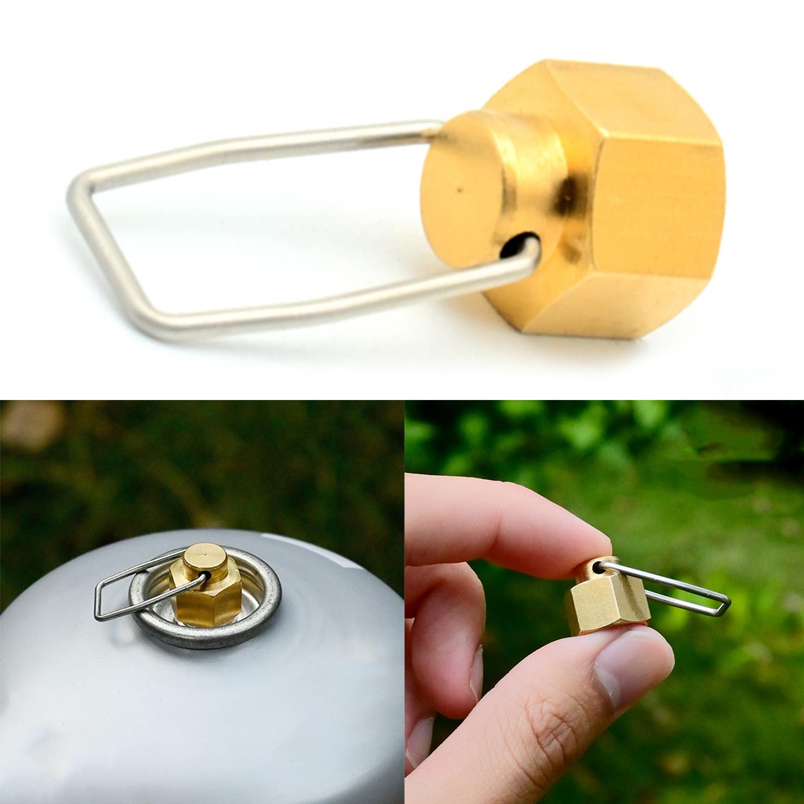 

Outdoor Stove Cable Plug Cap Camping Stove Cap Flat Gas Tank Antileak Plug Liquefied Gas Connection Line Blocking Cap 1