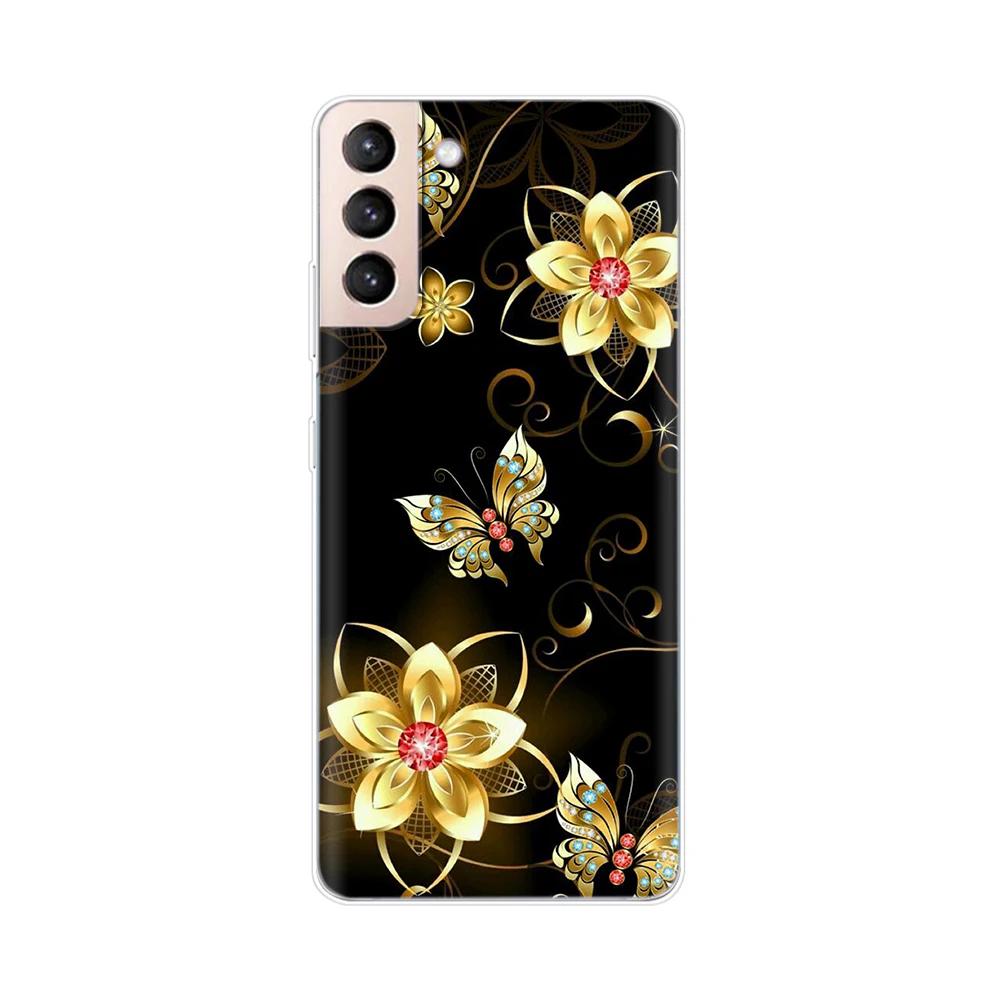 For Samsung Galaxy S21 S 21 FE Plus Case Soft TPU Phone Back Cases Cover for Samsung S21 Ultra GalaxyS21 Silicone Phone Case