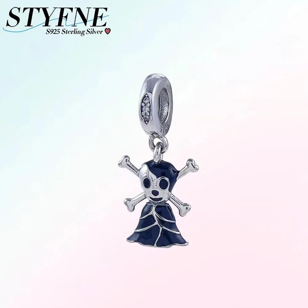 Original Halloween Series Magic Pumpkin Beads Copper Fit Bracelet Diy Jewelry Accessories Making Gift For Women