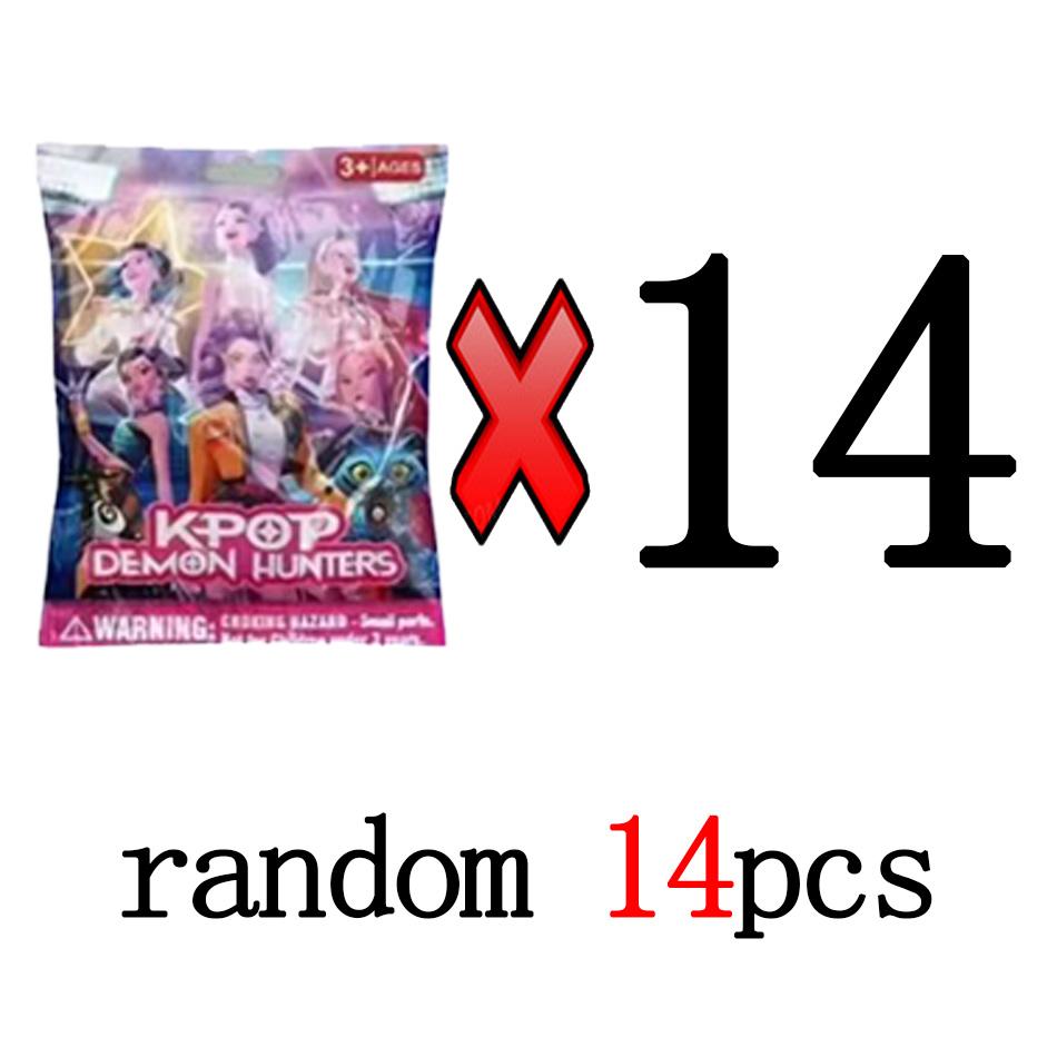 Anime Kpop Demon Hunter Blind Box Disassembly Fun Blind Bag Small Statue Peripheral Model Desktop Blind Box Decoration Gift