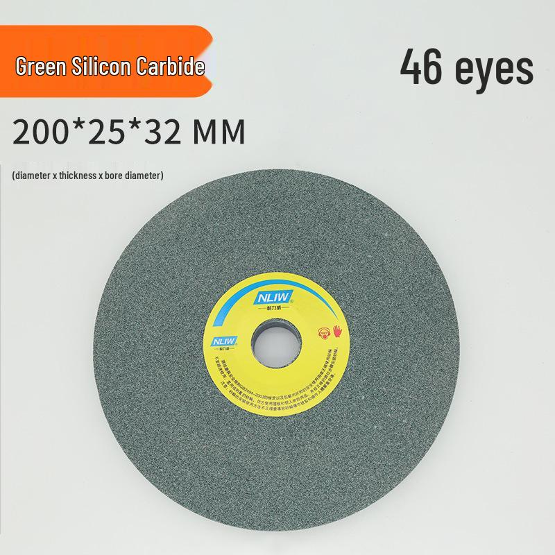 Tabletop Knife Sharpener with Corundum Grinding Wheel (150/200/250), Brown/White, Bench Grinder Disc