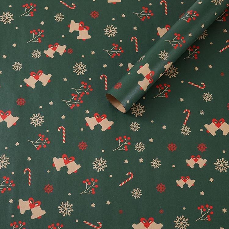 Extra Large 50x74cm Festival Gift Wrap 5 Sheets Sturdy Quality Reindeers Bell Designs Durable Surfaces