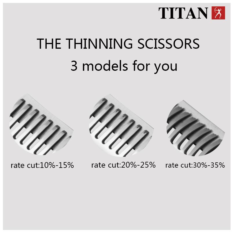 Titan Professional Hairdresser Barber Tools Salon Hair Cutting Thinning Shears Set Of 6.0  Inch Hair Scissors