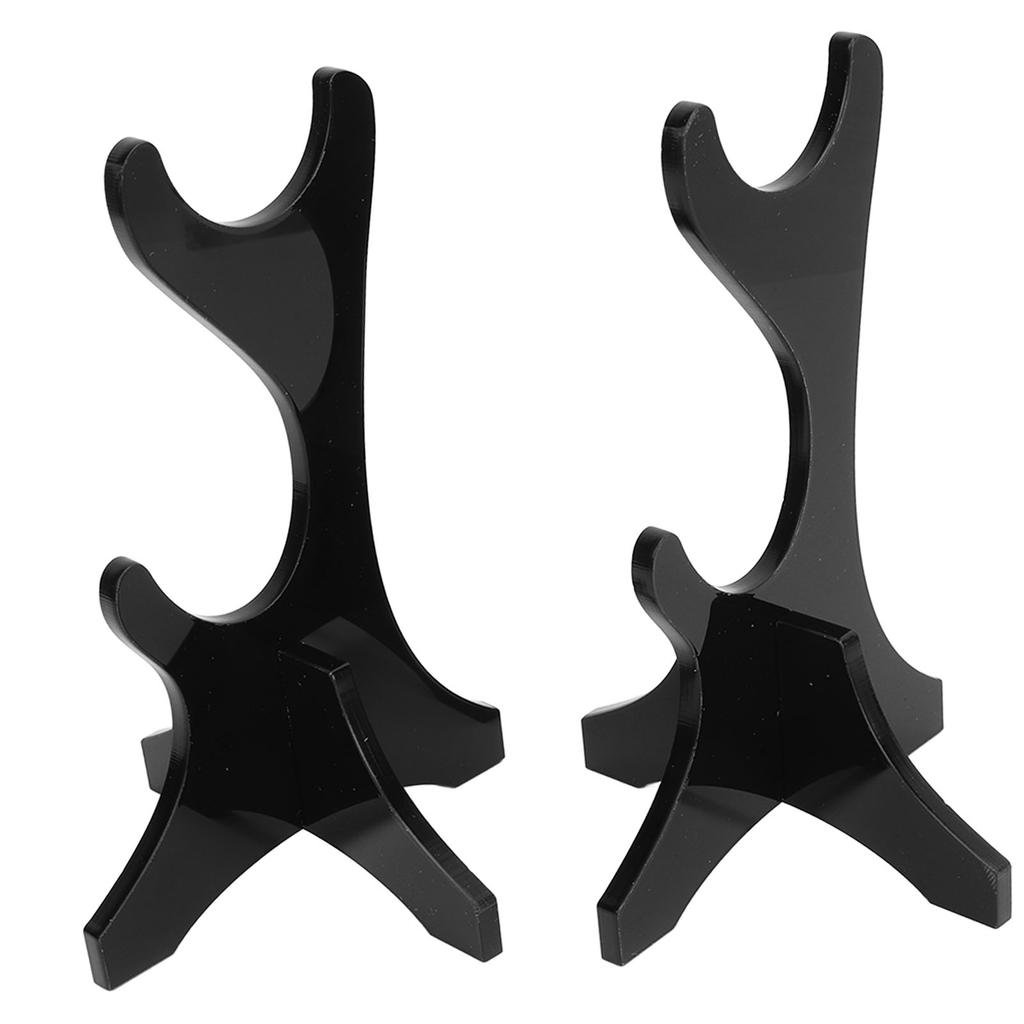 2ks stojan na meč, akrylový, stabilní, snadno instalovatelný, unikátní multifunkční stojan na hůlku