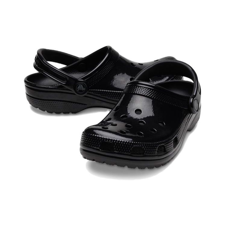 Crocs Classic High Shine Clog Black Unisex 209609-001