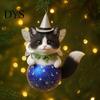 Christmas Decor Animal Ornament 2D Acrylic Wildlife on Ball Hanging Tree Ornaments for Winter Xmas Home Party High-quality Holiday