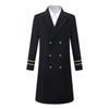 Unisex Professional Double-Breasted Wool Blend Overcoat