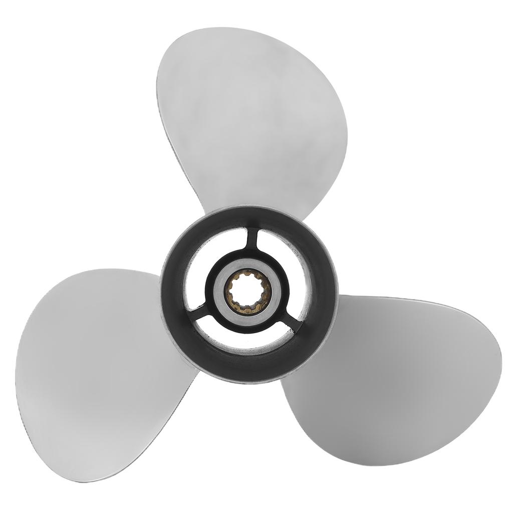 Marine Outboard Propeller 3 Blades 9 7 8in Diameter RH Rotation Replacement for YAMAHA Engines 20‑30HP