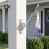 Weatherproof Flag Holder Mini Stick with Screws, Wall Mount Pole Small Holder, Display Bracket for Classrooms Offices Shops Flagpole Mounting Hardware