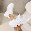 Fashion Women Trend Lace Up Casual Sneakers 2024 New Women Fashion Platform Designer Shoes Outdoor Comfortable Sneakers Zapatos De Mujer