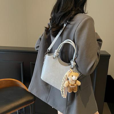 Bolsa pequena premium feminina 2025 nova verão versátil bolsa mensageiro casual portátil bolsa balde