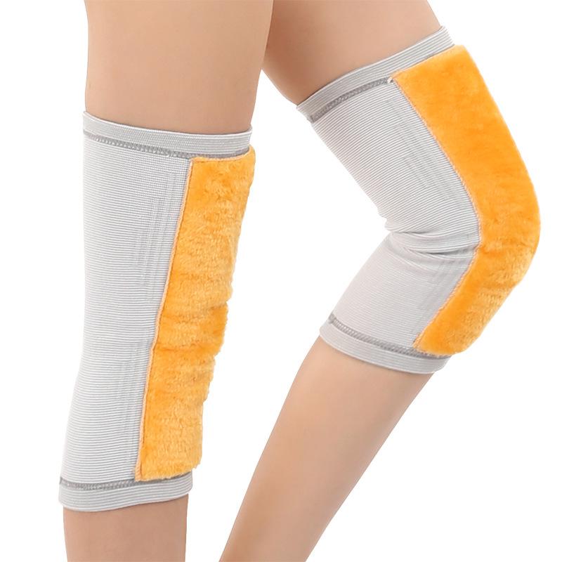 Autumn & Winter Velvet-Lined Thickened Motorcycle Knee Pads for Cycling