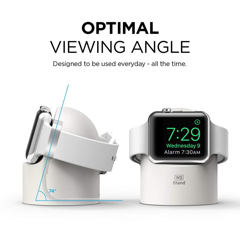 For Apple Watch Charger Stand iWatch Ultra/8/SE2/7/6/SE/4/3 49mm/45mm/44mm/42mm/41mm/40mm/38mm Durable Silicone Nightstand Mode