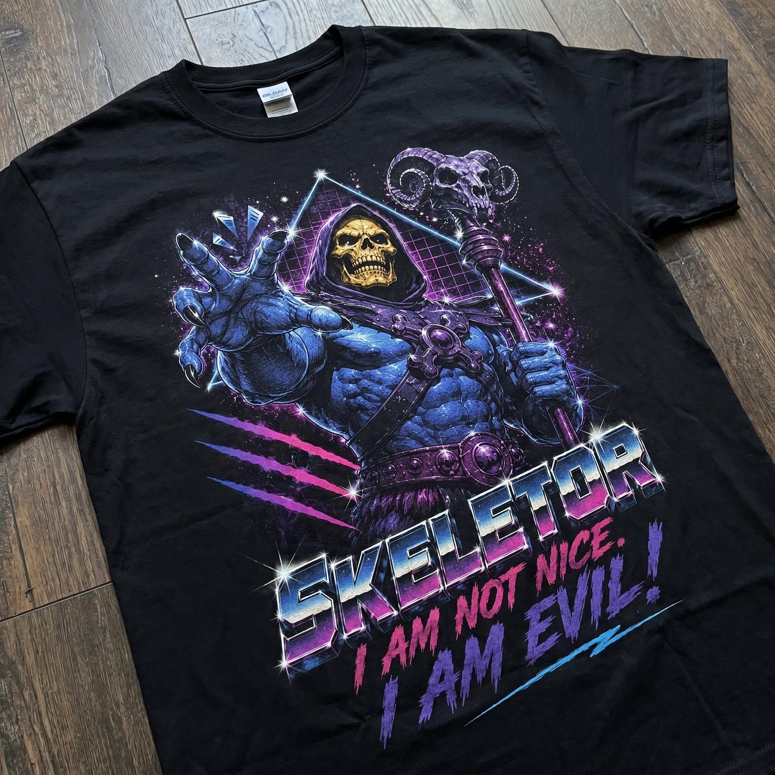 Skeletor Masters of the Universe Tee | Retro 80s Villain Graphic Shirt M
