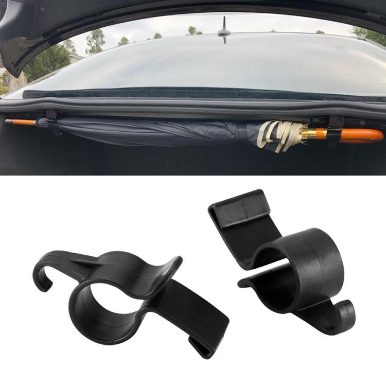 Factory Price 2pcs /Pack PP Car Trunk Umbrella Holder Multi-function Hook