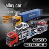 1:50 Alloy Container Truck Tractor Model Toy