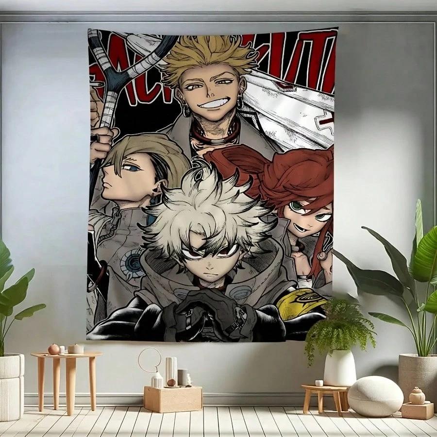 Jmg Household Supplies Unisex Hot Cool Anime G Gachiakuta Wall Tapestry For Living Room Home Dorm Decor Wall Art Decor