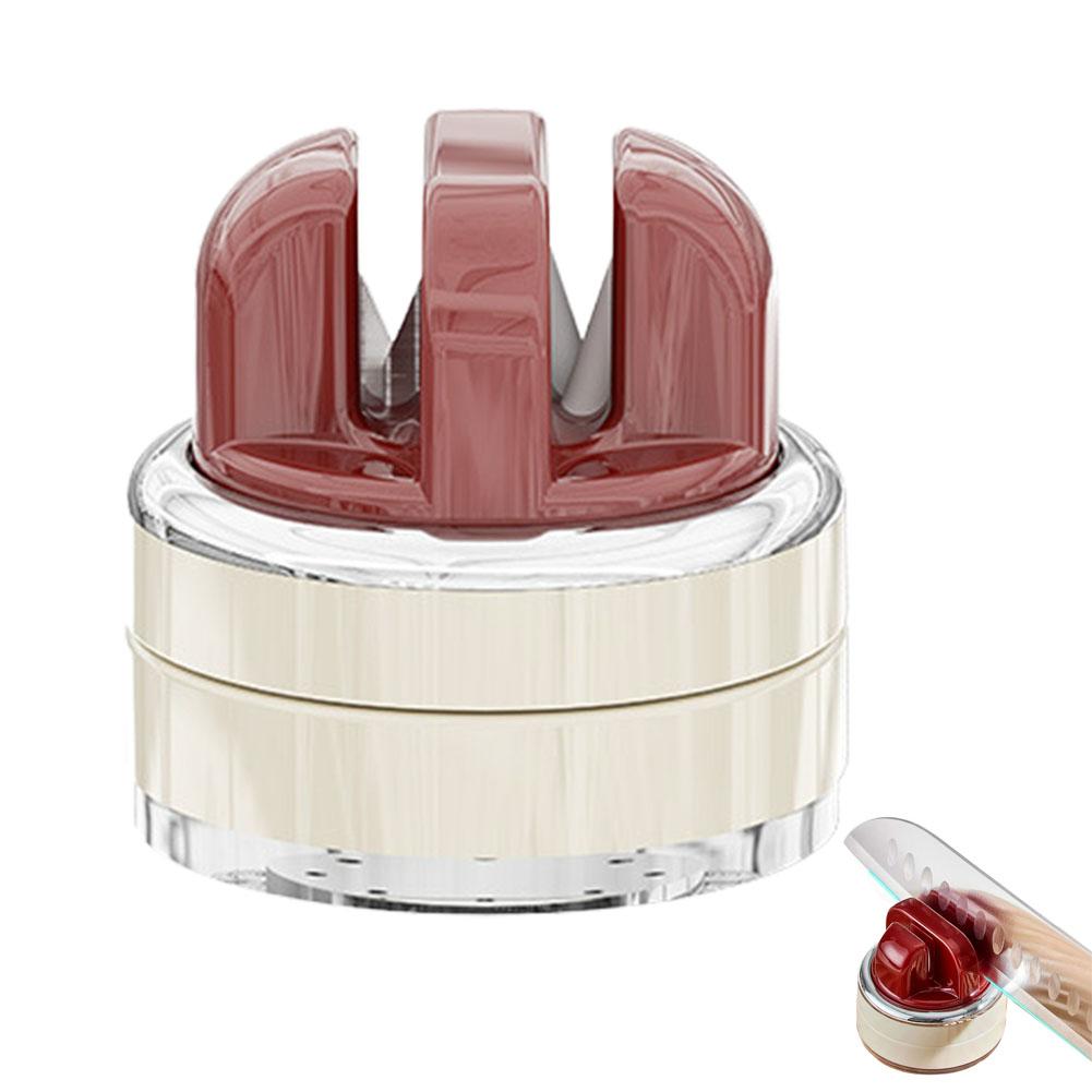 Kitchen Sharpener with Suction base Suction Cup Knife Sharpener Household Cross-Border Small Sharpening Stone Mini Tungsten Stee