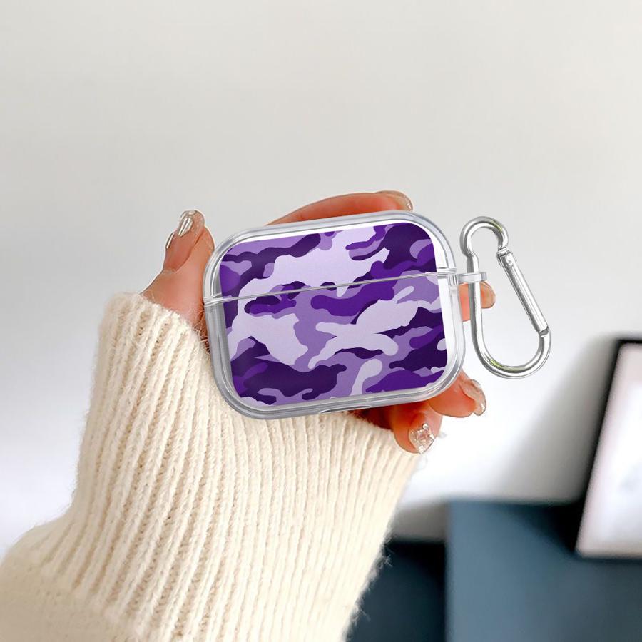 Camouflage Pattern Case For Airpods Pro2 Pro3 Pro 4 1 3 2 Clear Earphone Cases Cover