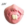 Funny Character Masque for Adults Latex Halloween Half Face Adults, Scary Horror Party Humorous Photo Booth Props with Elastic Strap Cosplay, Carnival
