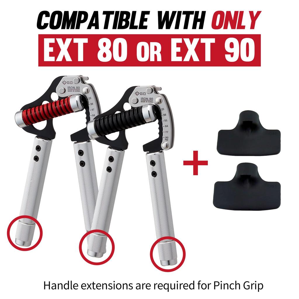 GD Iron Grip EXT Modelo GD Pinza Fortalecimiento de Dedos Agarre de Mano Ejercitador de Mano Pinza de Mano Ajustable Premium Mejorada para Escaladores