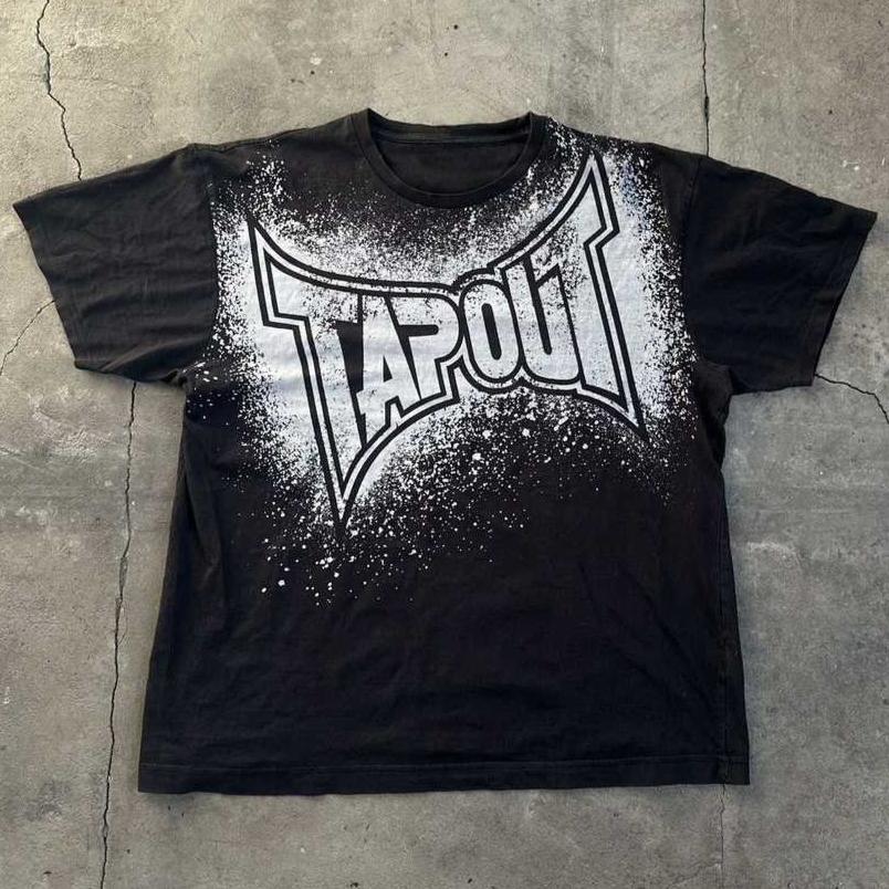 Gotický Vintage Punk Klasický Styl Potisk Grunge Emo Estetika Y2k Oblečení Bavlněné Tričko Harajuku Y2k Neformální Streetwear Trička Top