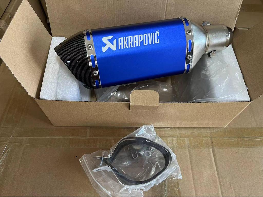 Motorcycle Scorpion Compact Hexagonal Carbon Fiber Exhaust for Ninja Sports Models