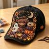Halloween print baseball cap street accessory hat everyday casual sun hat