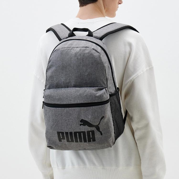 New PUMA Fabric Backpack Unisex Gray 090118-01
