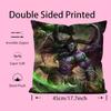 Warcrafts of World W-WOW Pillow Case Pattern Printing Pillowcase Living Room Sofa Cushion Cover Bedroom Room Decor