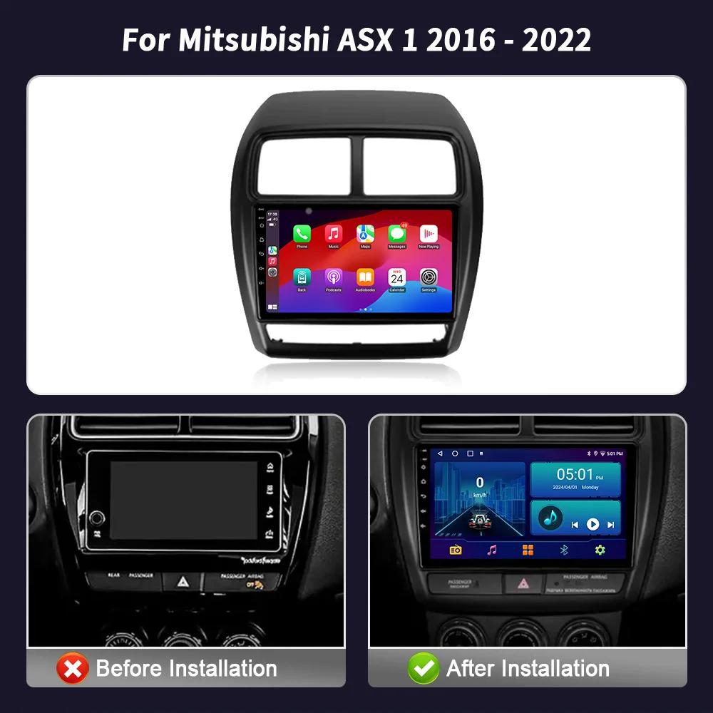 For Mitsubishi ASX 1 2016 - 2022 Android 14 Car Radio Multimedia Player Navigation Wireless BT CarPlay Head Unit Screen Stereo