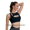European & American Shockproof Sports Bra - Women's Large Bust Yoga & Fitness Vest with Hollow Design