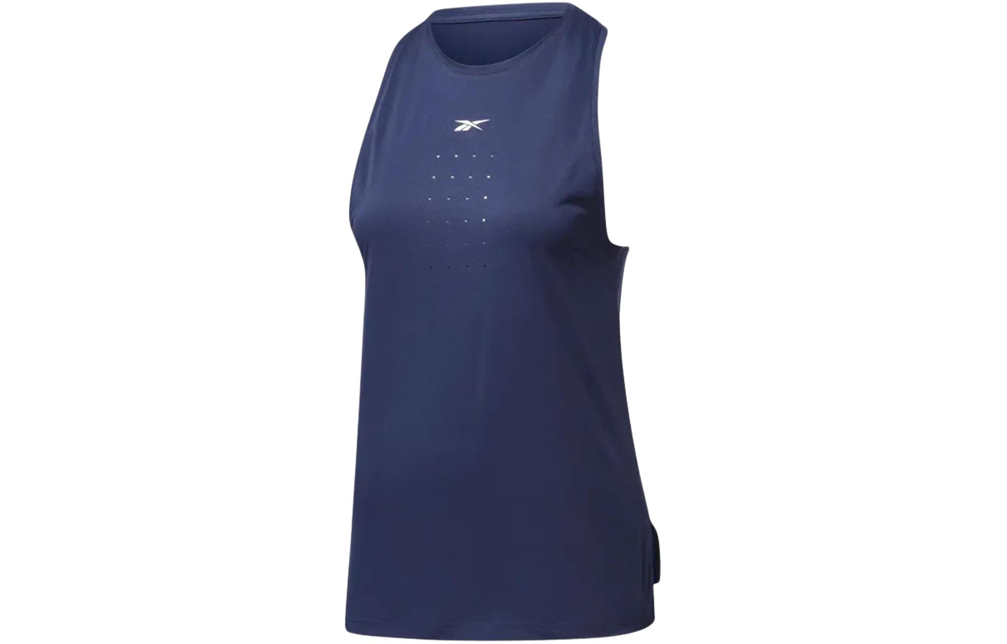 Reebok Lm Perforated Tank Top Women s Marine Blue GE1022 S