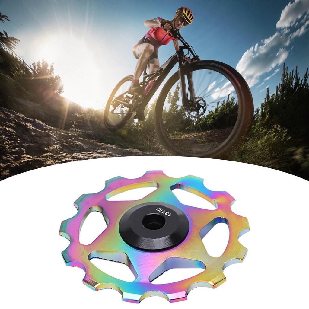 Rear Derailleur Pulley 13T Aluminum Sealed Bearing   Wheel for Mountain Road Bike