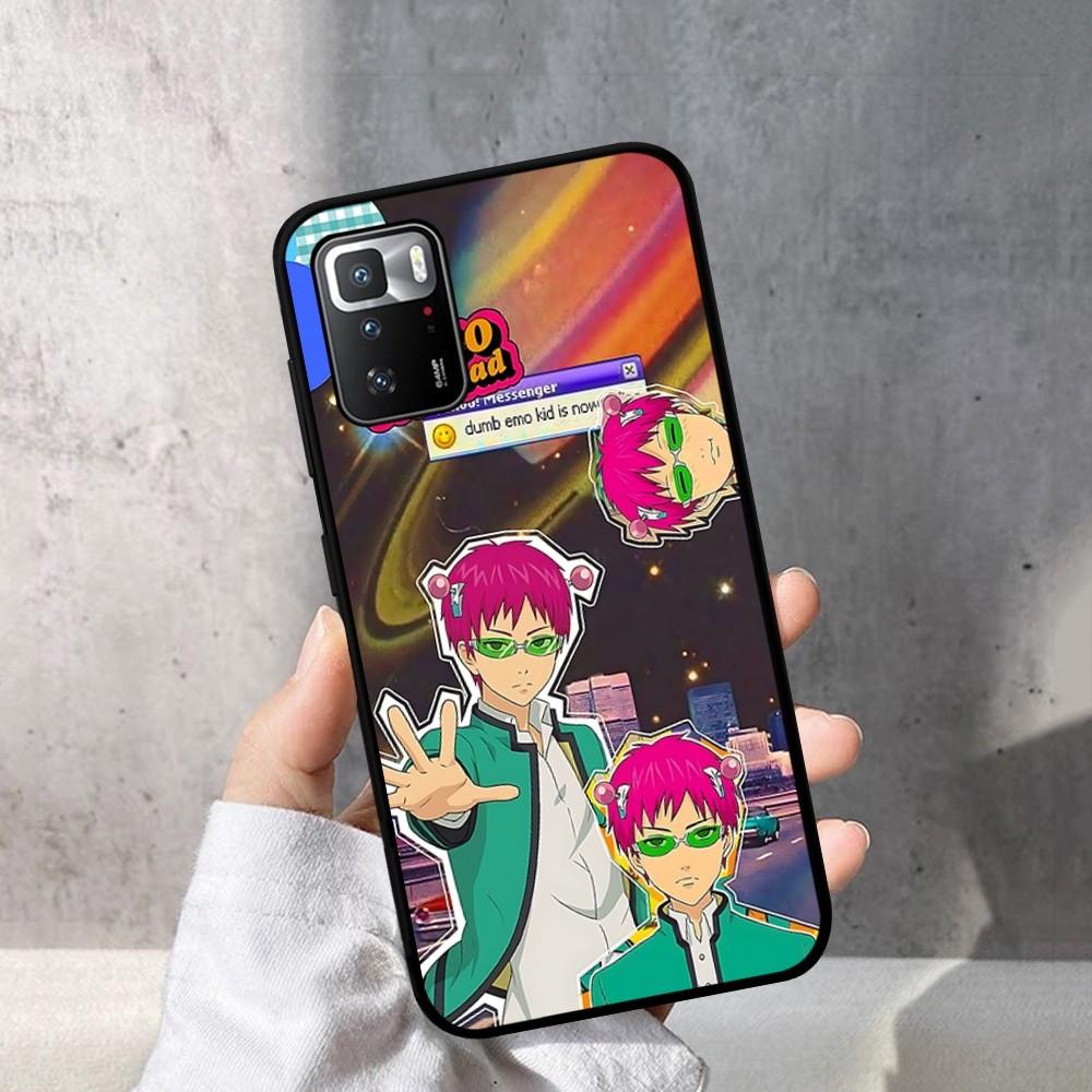 Saiki Kusuo No Psi Nan Phone Case For Redmi Note 4 X 5 A 6 7 8 T 9 9S 10 11 11S 11Epro Poco M3 Pro