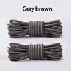 2 Pair NEW Heavy Duty Round Boot Laces Durable Striped Shoelaces for Hiking Work Boots Outdoor Sports Sneaker Shoe Laces