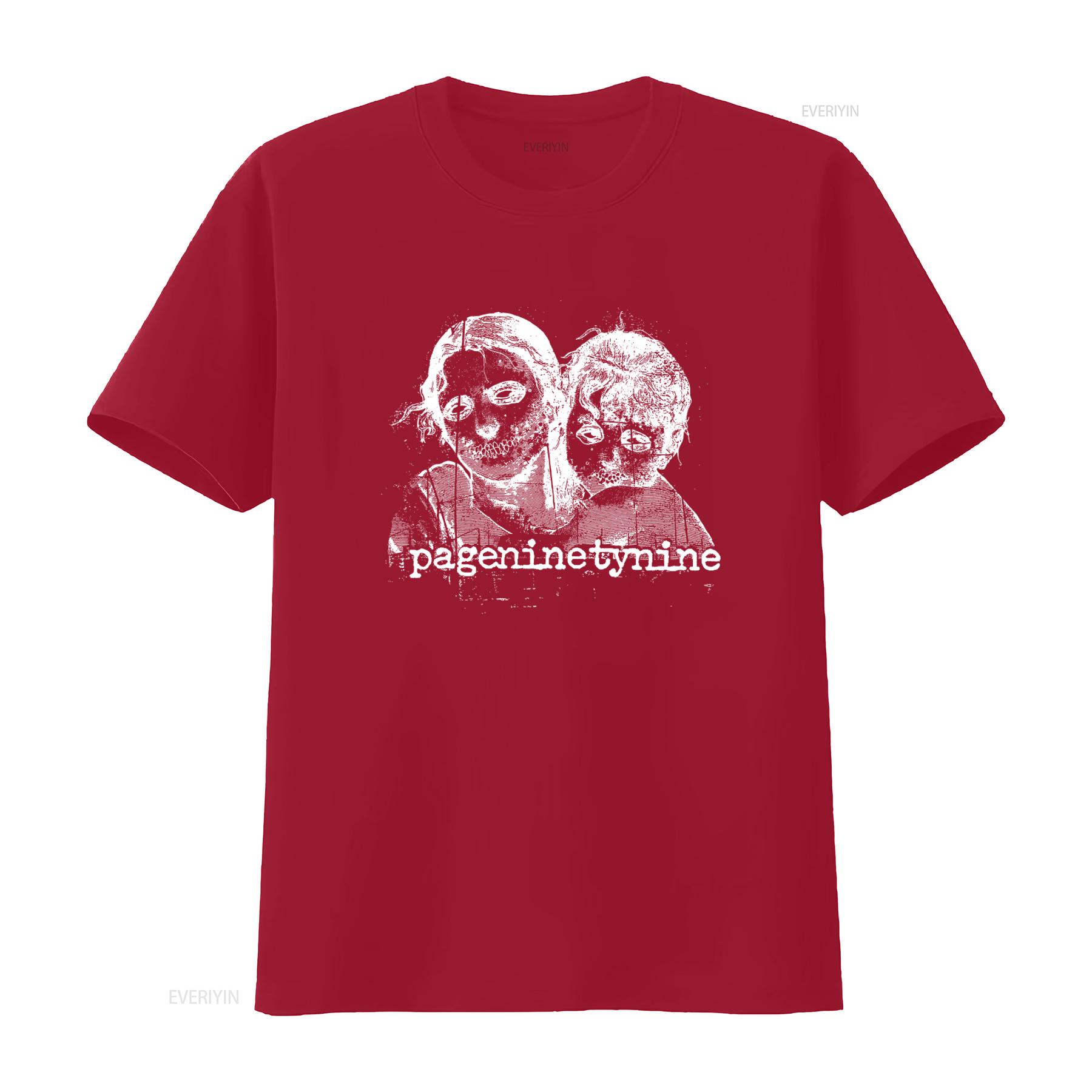 

Pageninetynine Pg 99 Screen 100 Cotton T Shirt Skramz Screamo Punk Rock Style vintage Washed Slightly Comfortable Unisex S