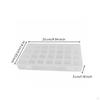 28 Grid Organizer Box Detachable Compartments Portable Clear Storage Container for